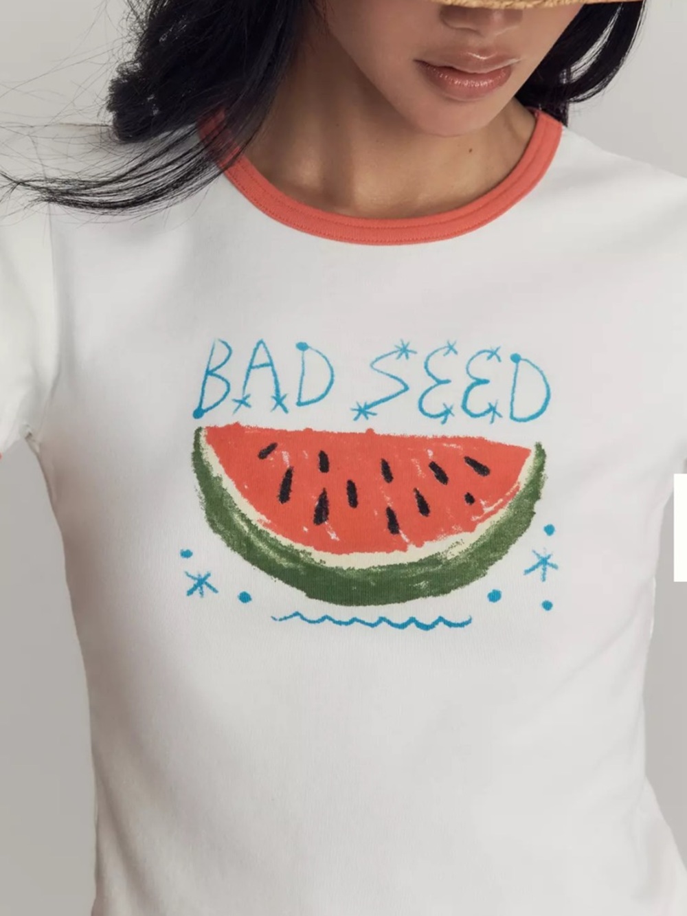 Mother Brand The Itty Bitty Cotton Graphic Baby Tee